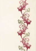 Декор Магия фантазия бордовый 250x350